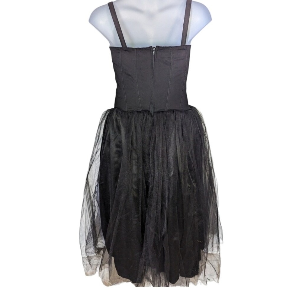 Royal Bones by Daang Sexy Corset Bustier Goth Punk Dress Style 101103 Size Large - Picture 5 of 10